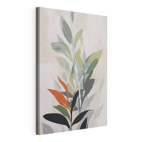 Vibrant foliage against a soft backdrop