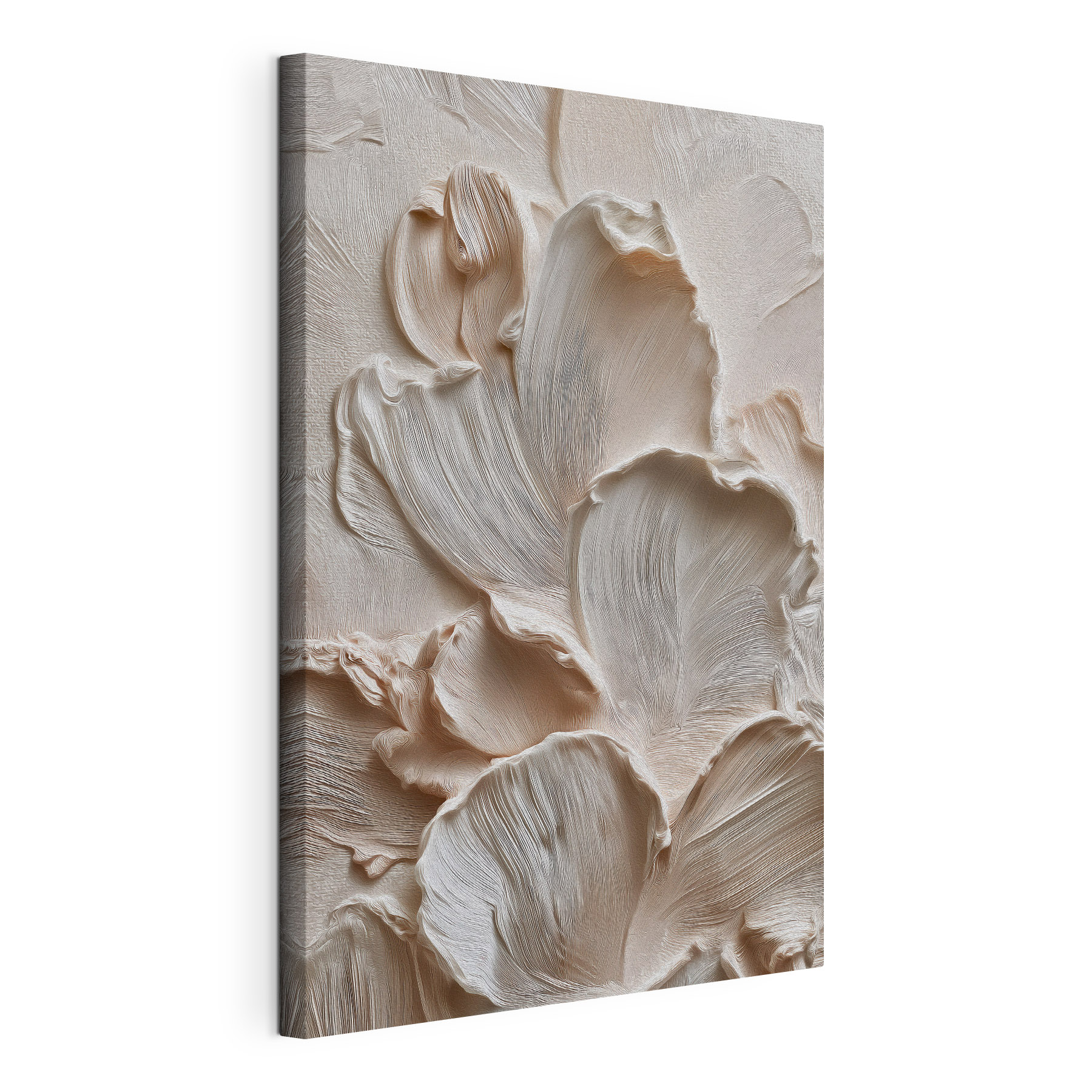 Delicate petals in soft, creamy tones