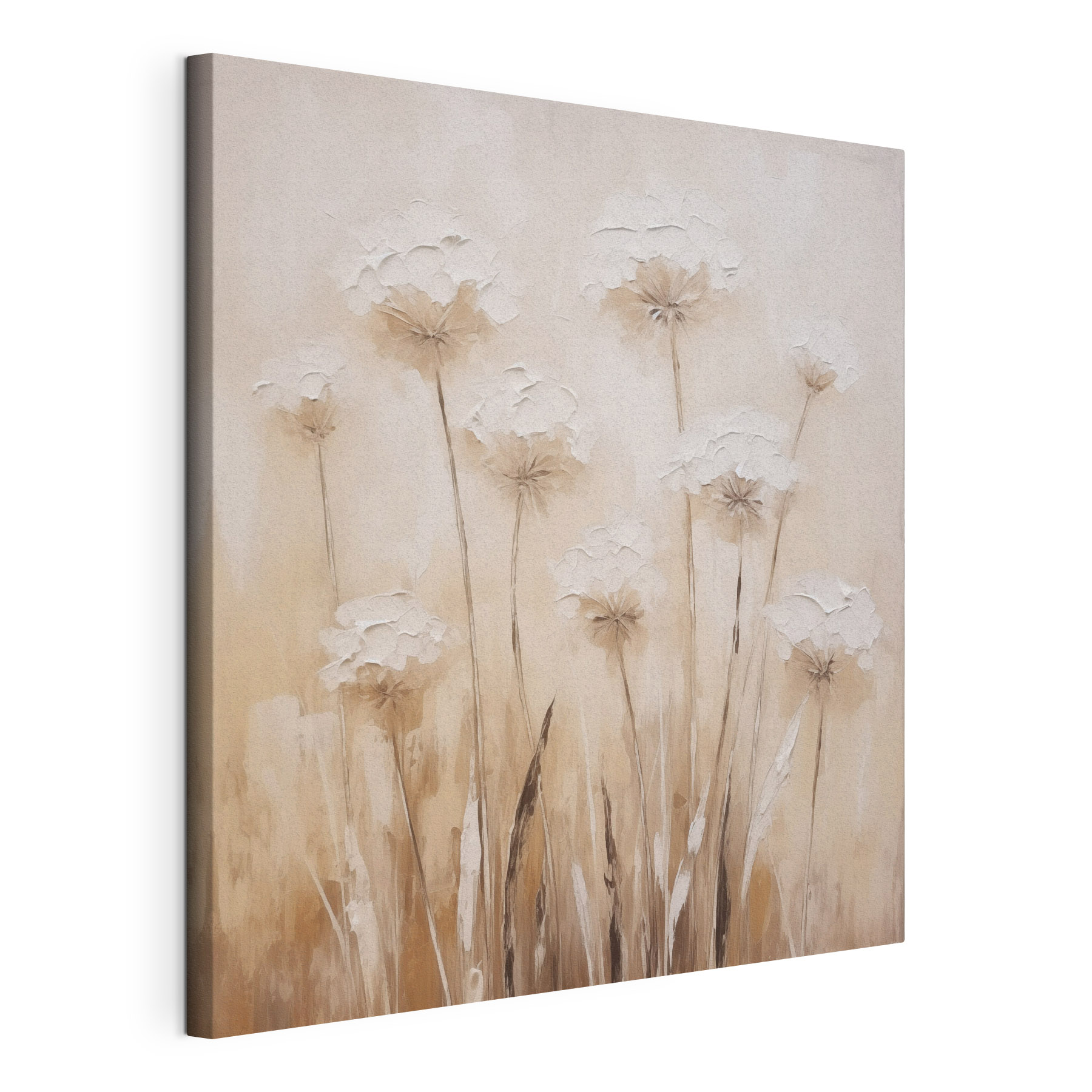 Painting of flowers on a wall Painting of flowers on a wall
