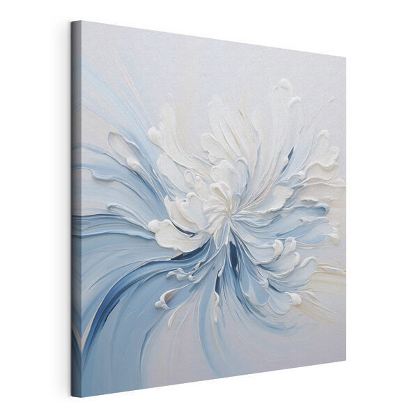 White and blue paint swirls White and blue paint swirls