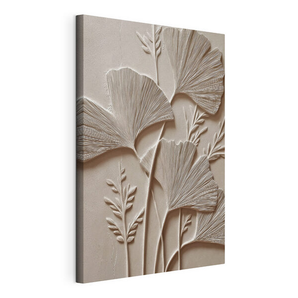 Nature-inspired wall relief design