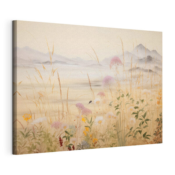 Quadri Dipinto raffigurante fiori ed erba