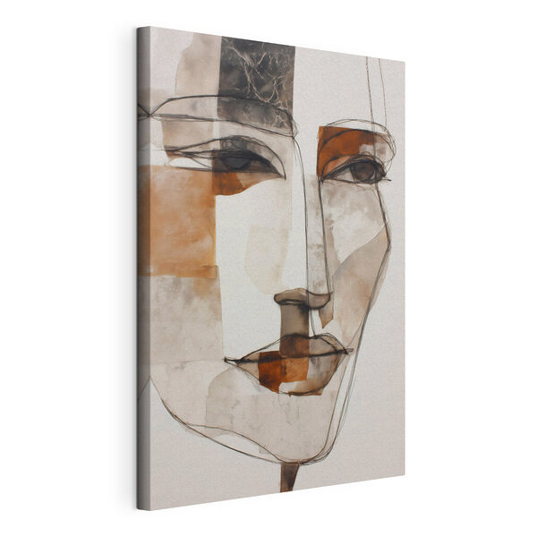 Disegno di un volto Quadri Disegno di un volto