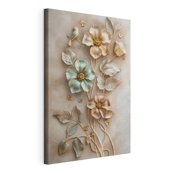 Quadri Decorazioni da parete con fiori e foglie