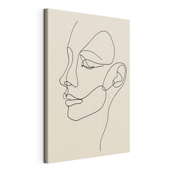 Drawing of a woman's face Drawing of a woman's face