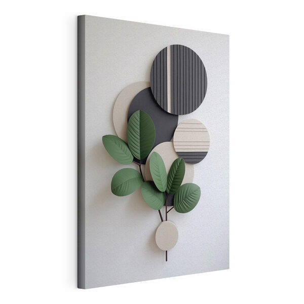 Quadri Decorazione da parete con una pianta e delle foglie