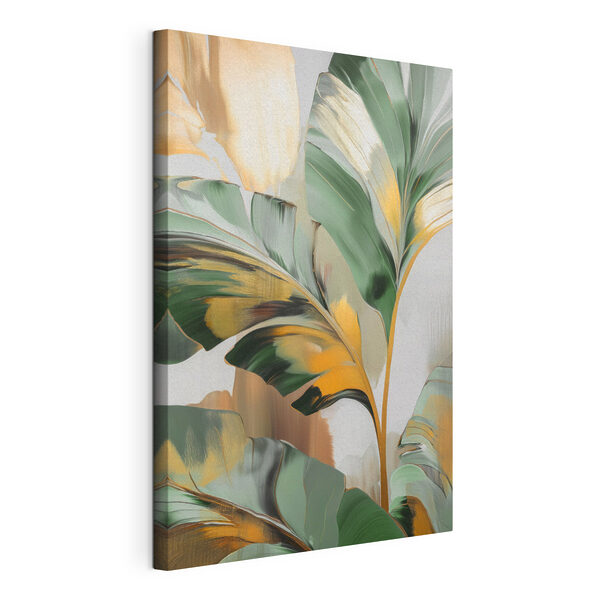 Foglie tropicali dai colori vivaci e dalle tonalità intense Quadri Foglie tropicali dai colori vivaci e dalle tonalità intense