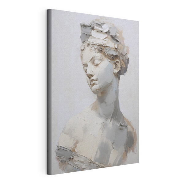 Plaster bust of a woman Plaster bust of a woman