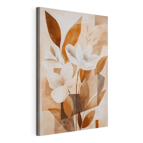 Quadri Dipinto di fiori e foglie