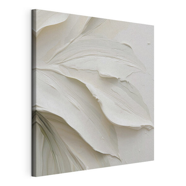 White paint on a wall