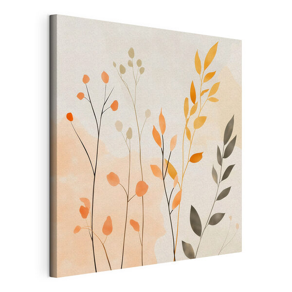 Painting of leaves and branches