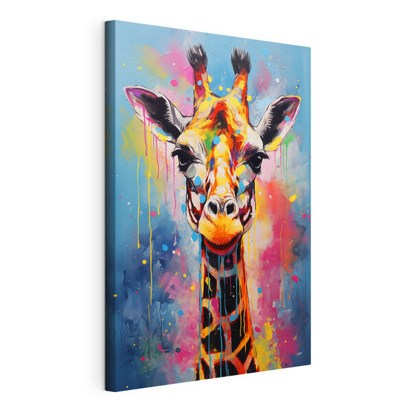 Quadri Dipinto raffigurante una giraffa