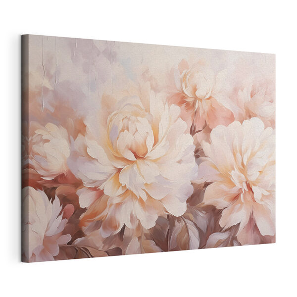Painting of flowers on a wall Painting of flowers on a wall