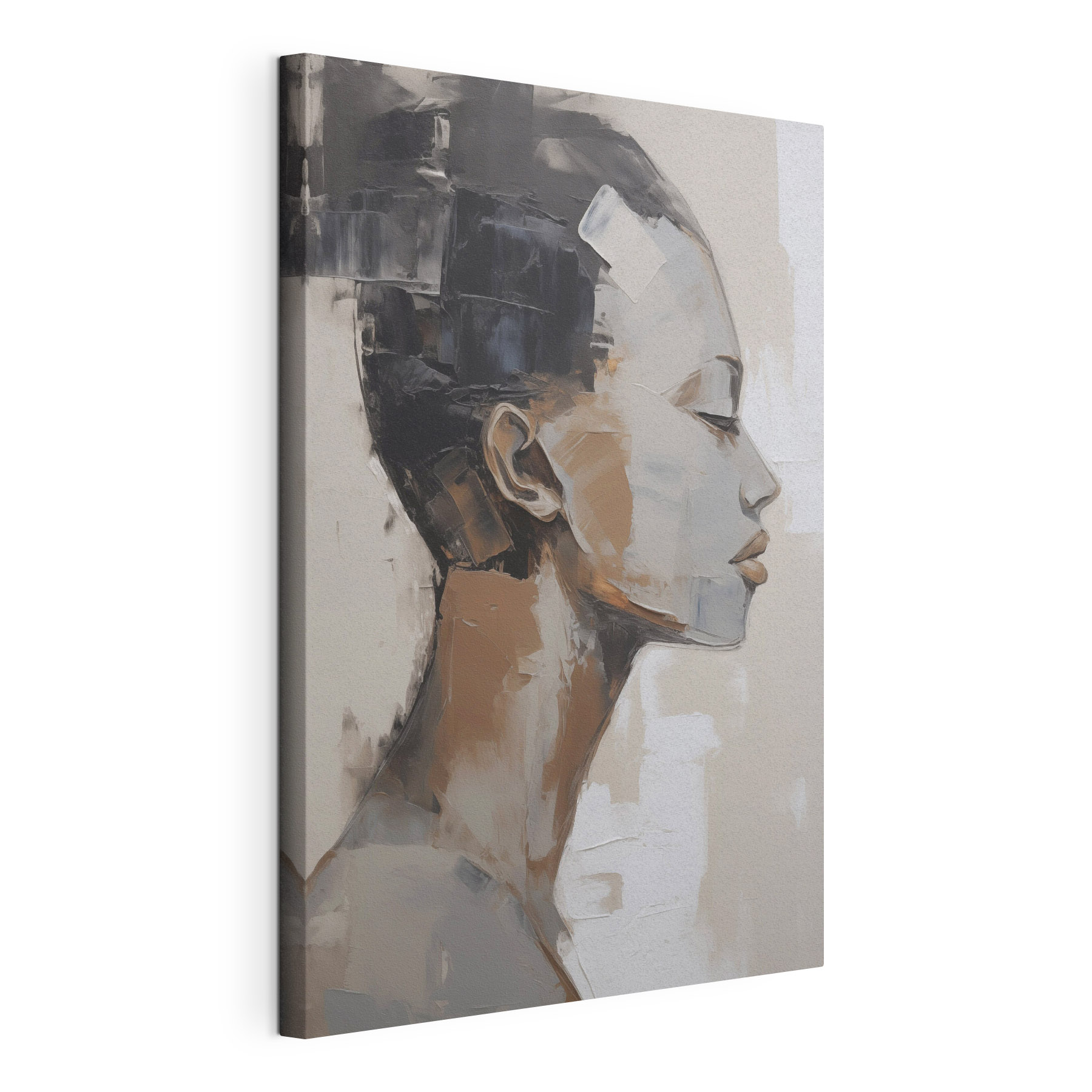 Painting of a woman's face
