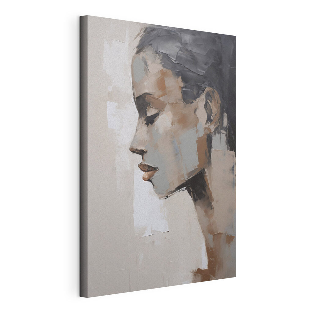 Painting of a woman's face