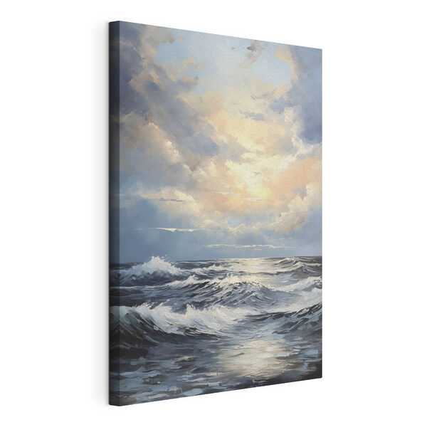 Dipinto raffigurante le onde dell'oceano Quadri Dipinto raffigurante le onde dell'oceano