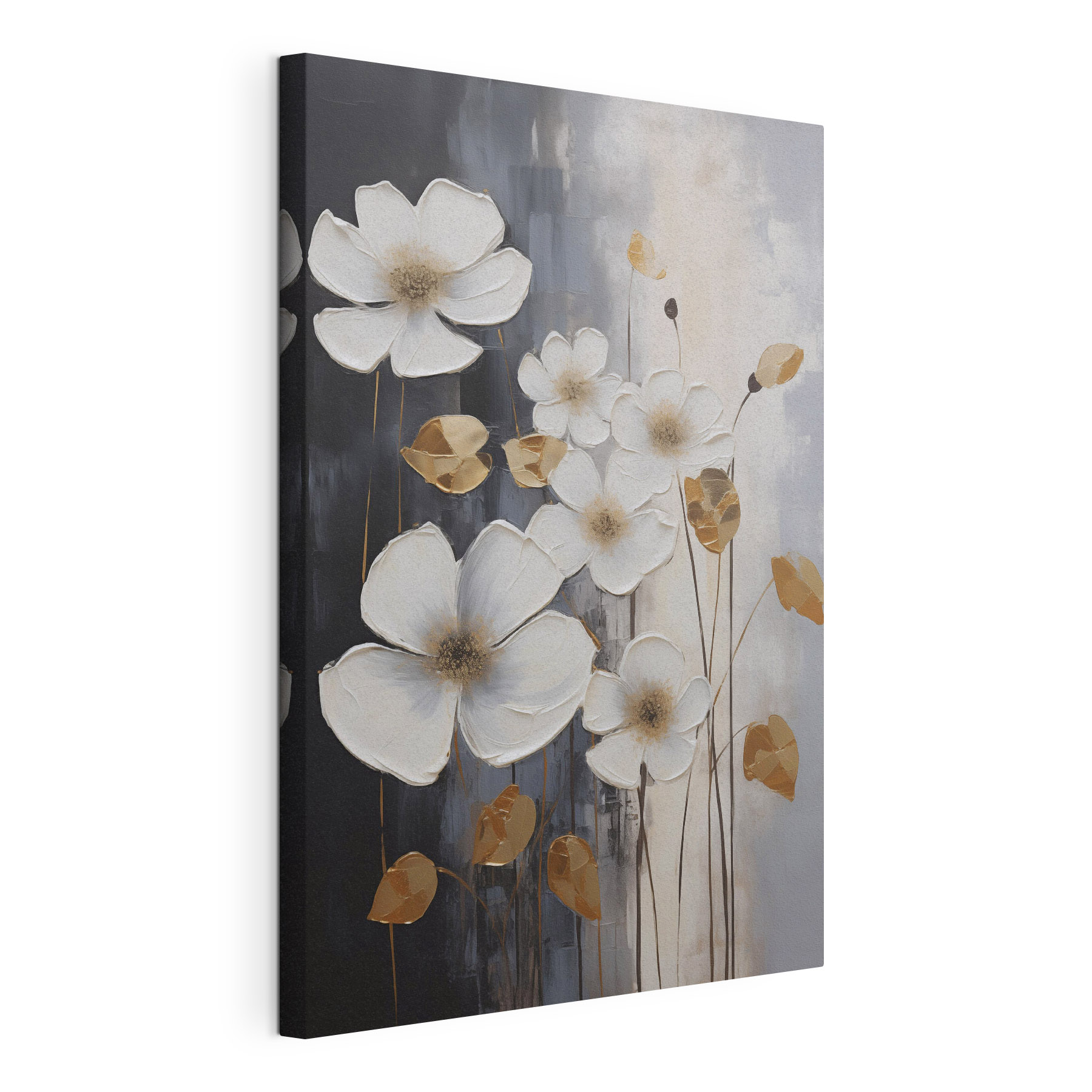 Elegant blooms against a dark backdrop