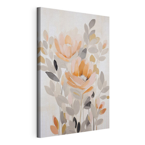 Dipinto di fiori e foglie Quadri Dipinto di fiori e foglie