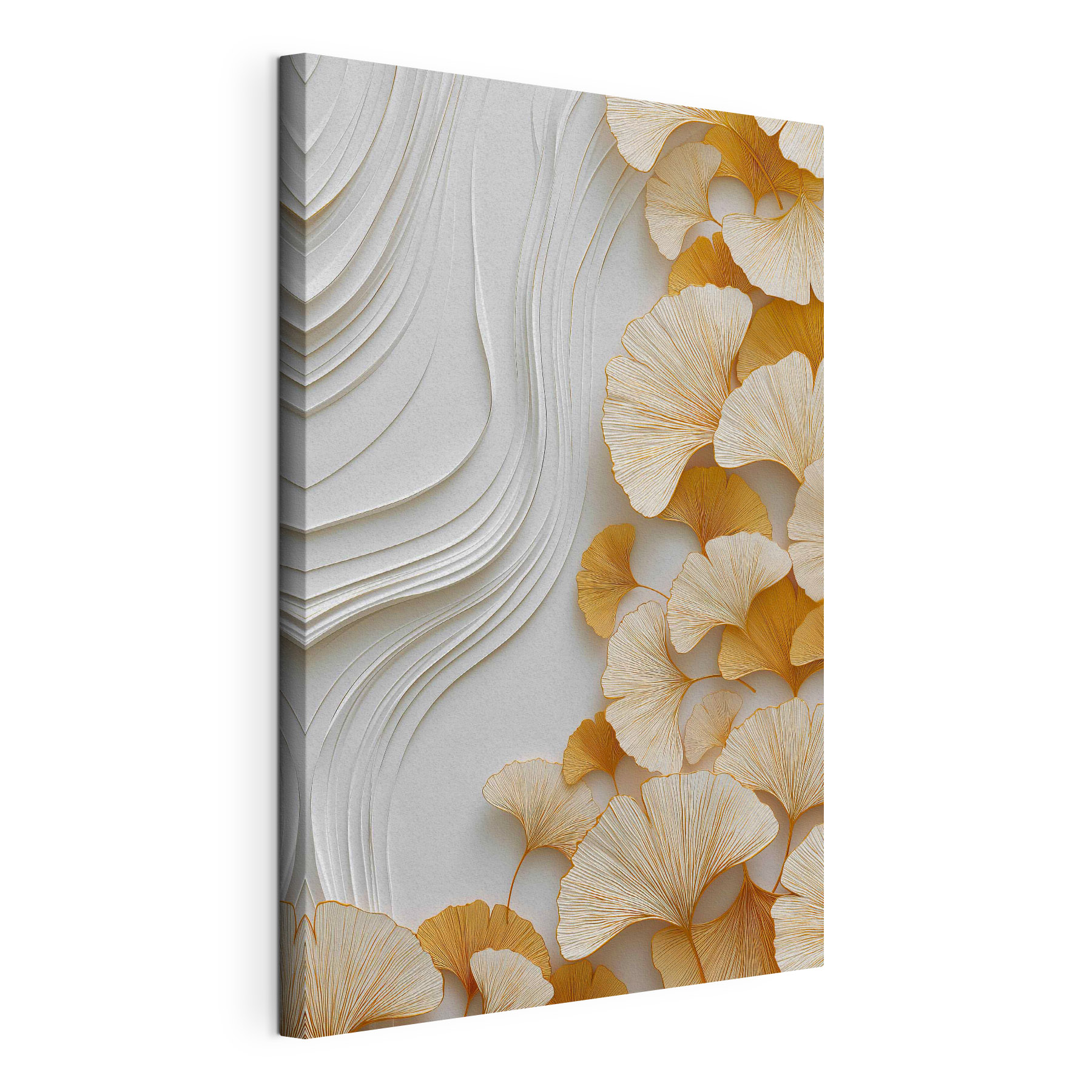 Elegant leaves against a soft backdrop