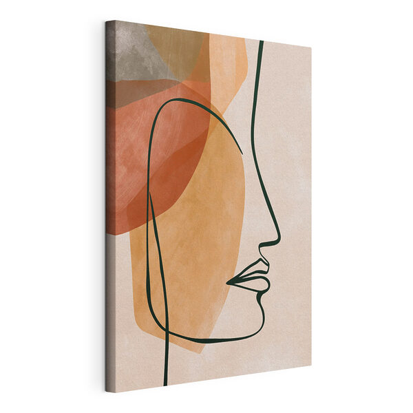 Disegno del volto di una donna Quadri Disegno del volto di una donna