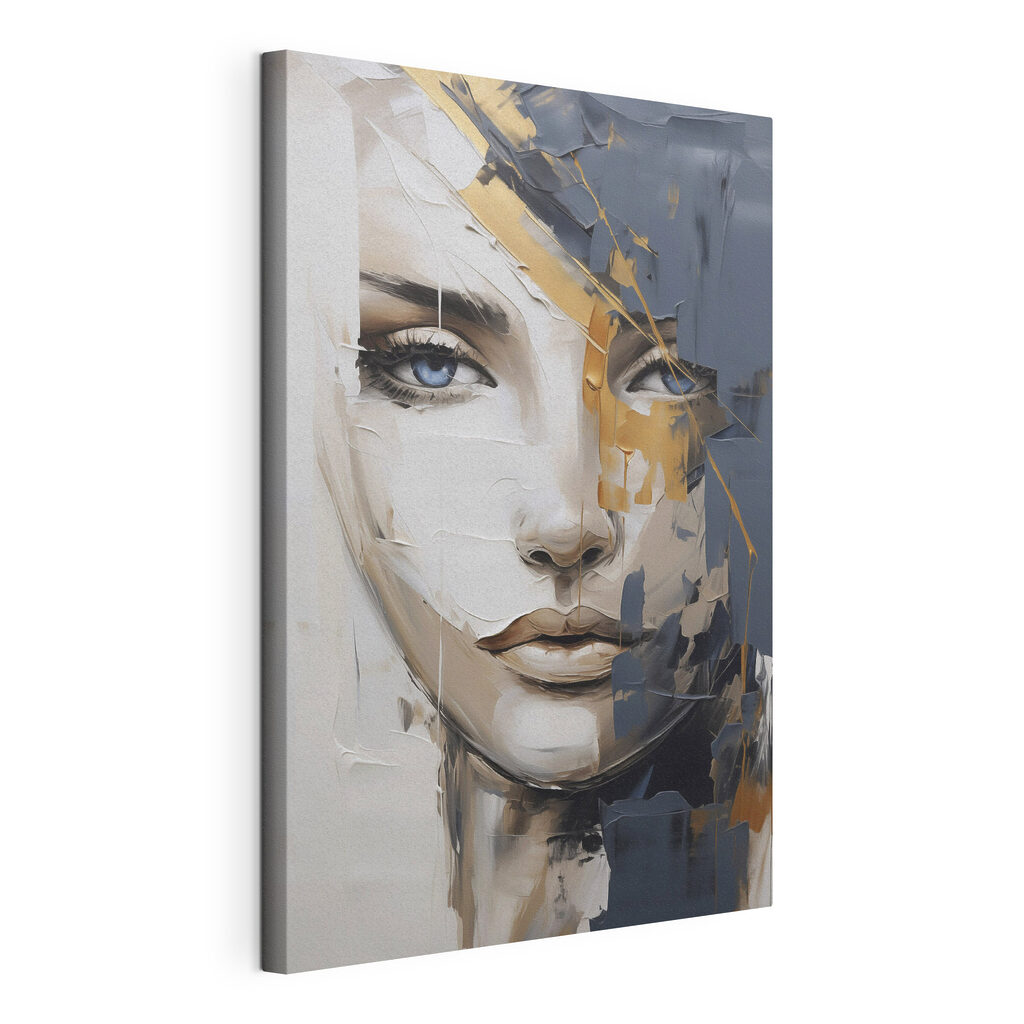 Painting of a woman's face