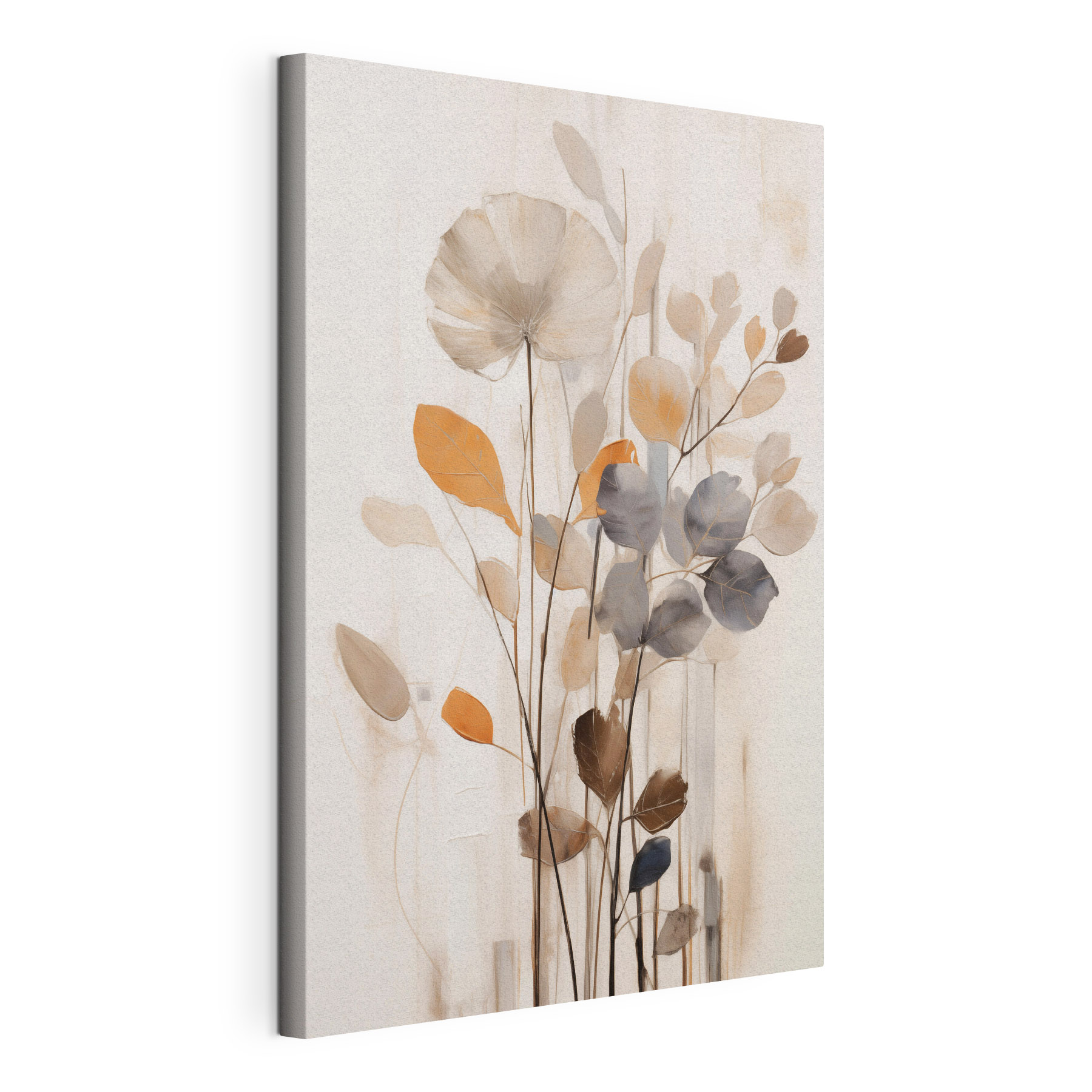 Painting of leaves and branches