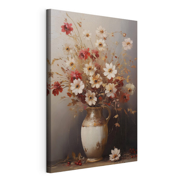 Quadri Dipinto raffigurante dei fiori in un vaso