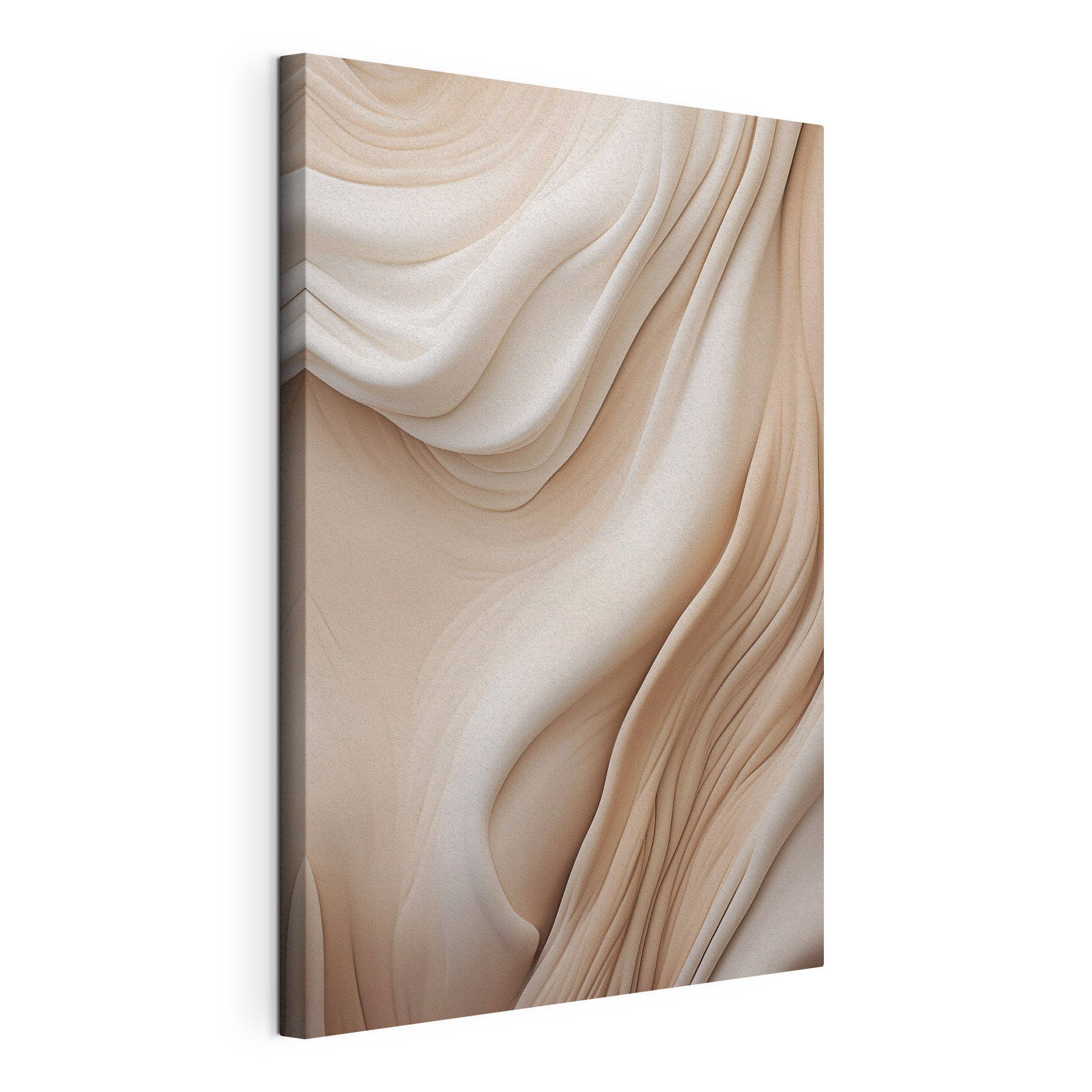 Soft waves in warm hues