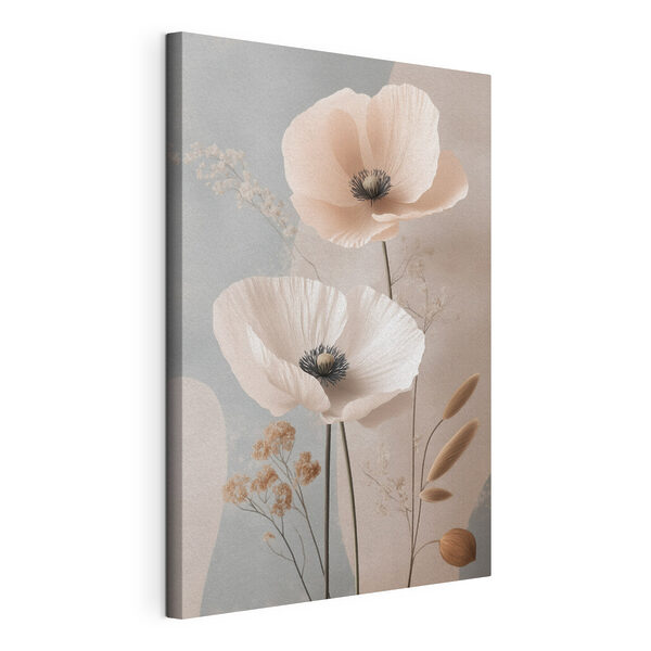 Quadri Fiori delicati dai colori tenui