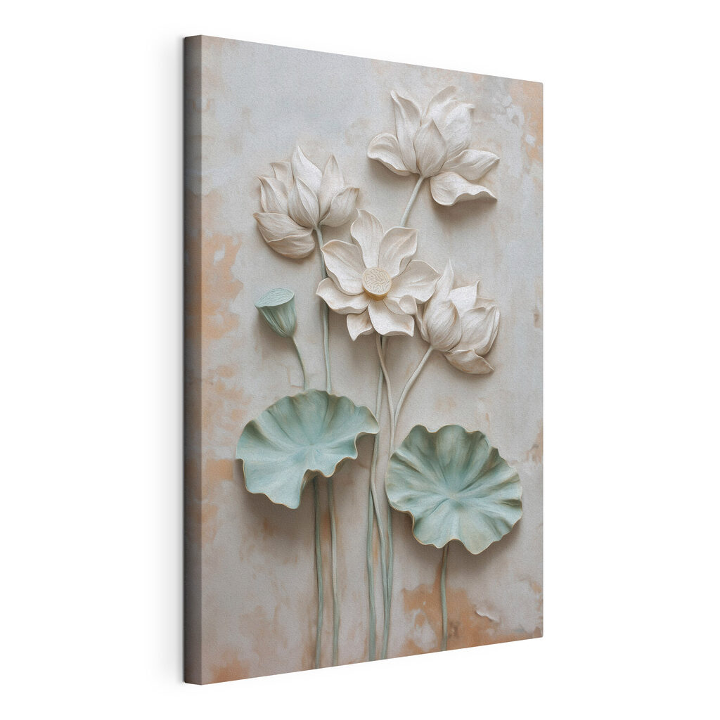 Radiant blooms in peaceful hues