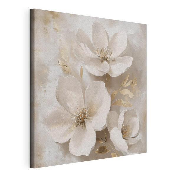 Dipinto raffigurante fiori bianchi Quadri Dipinto raffigurante fiori bianchi