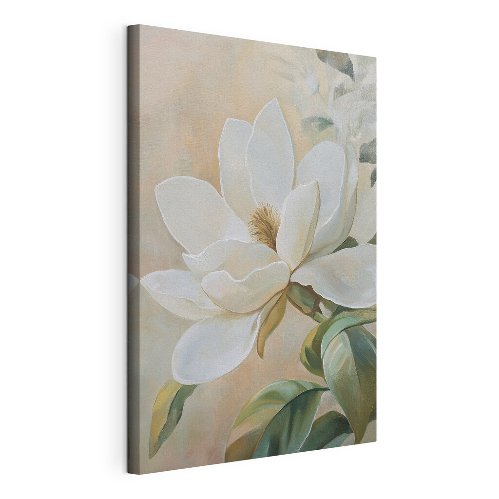 Painting of a white flower Painting of a white flower