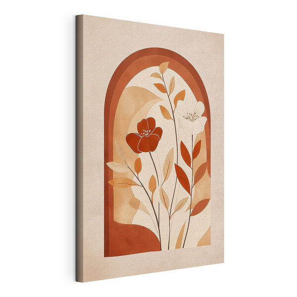 Quadri Dipinto di fiori e foglie