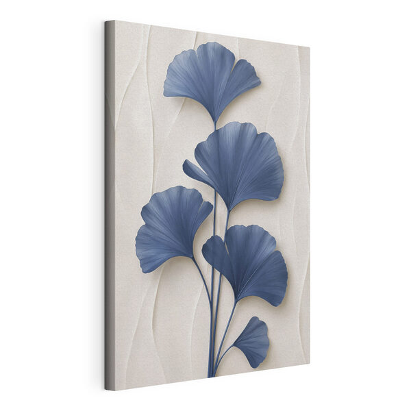 Elegante motivo botanico nei toni del blu Quadri Elegante motivo botanico nei toni del blu