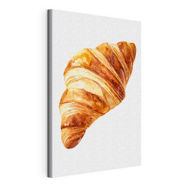 Croissant appena sfornati in vetrina Quadri Croissant appena sfornati in vetrina