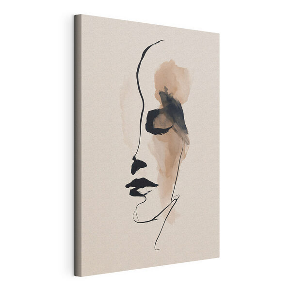 Disegno del volto di una donna Quadri Disegno del volto di una donna