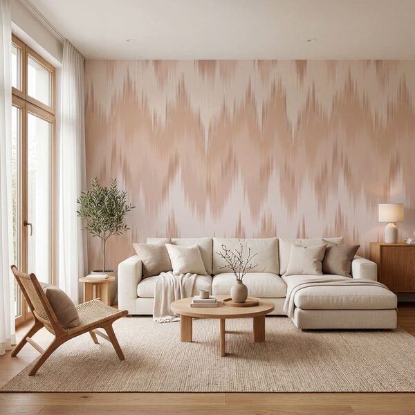 Motivo a zigzag rosa e bianco Motivo a zigzag rosa e bianco