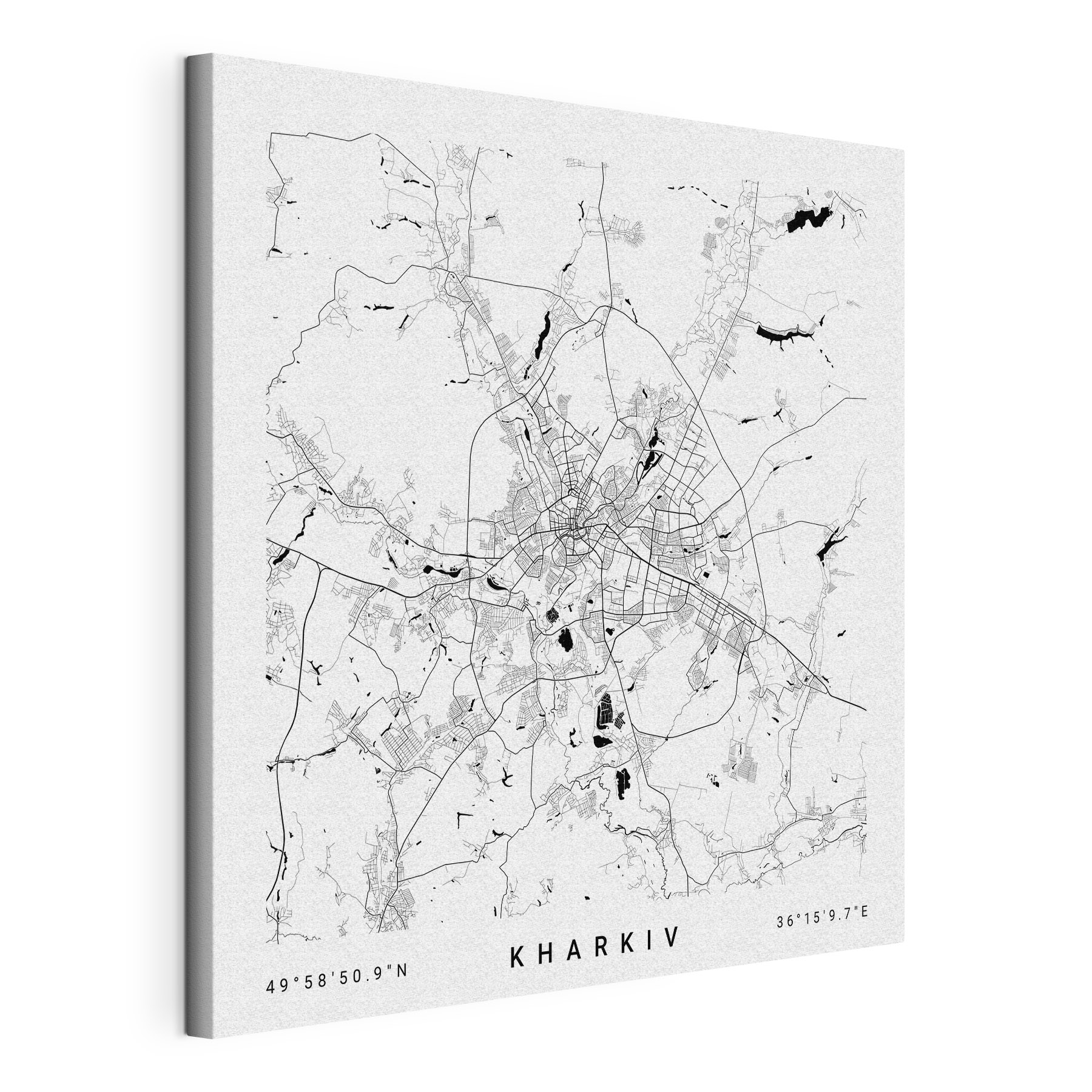 Map of a city Map of a city