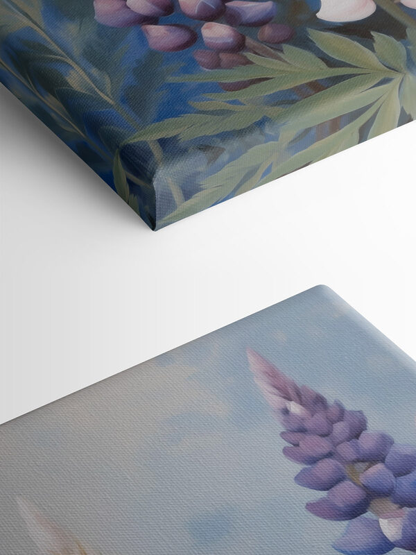 Lush lupins in soft pastel hues