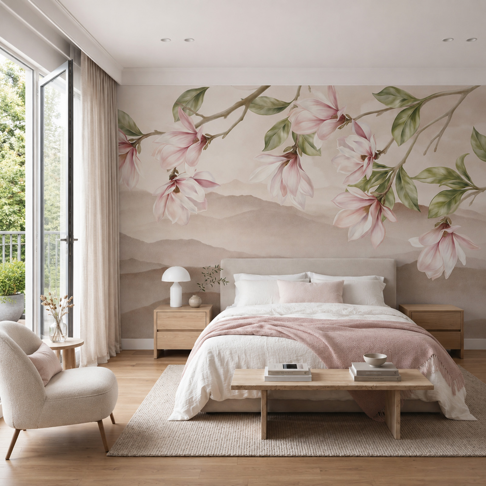 Dipinto raffigurante dei fiori su un ramo Dipinto raffigurante dei fiori su un ramo
