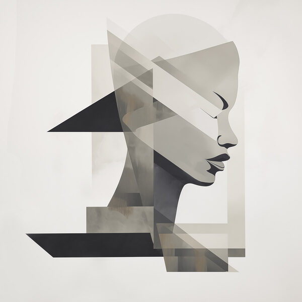 Drawing of a woman's head