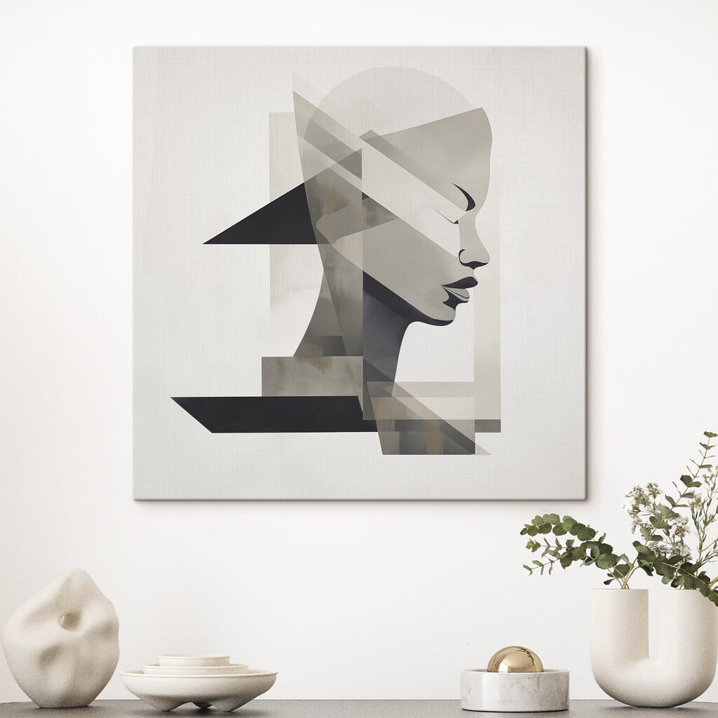 Drawing of a woman's head