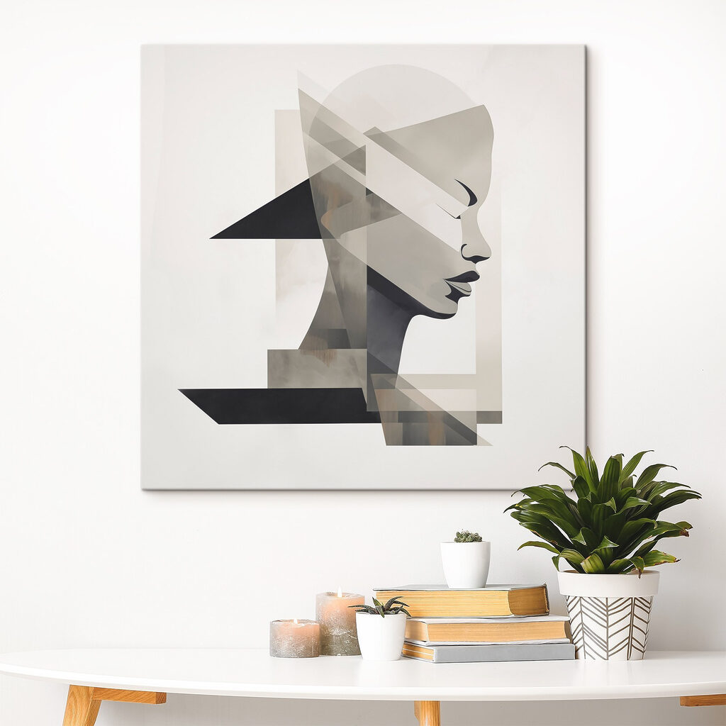 Drawing of a woman's head