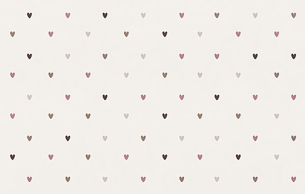 White background with many small hearts White background with many small hearts