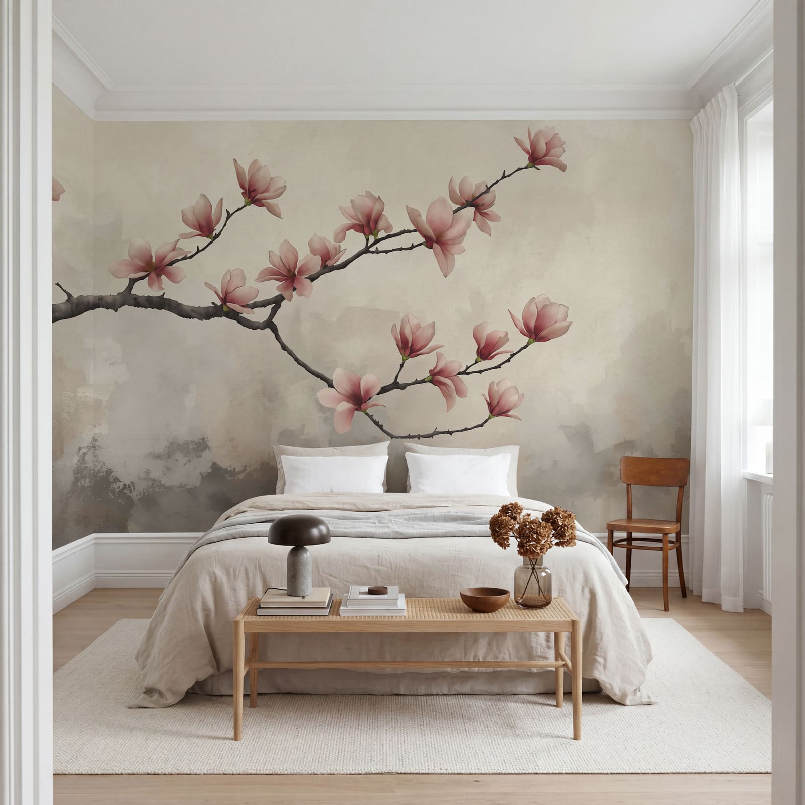 Ramo con fiori rosa