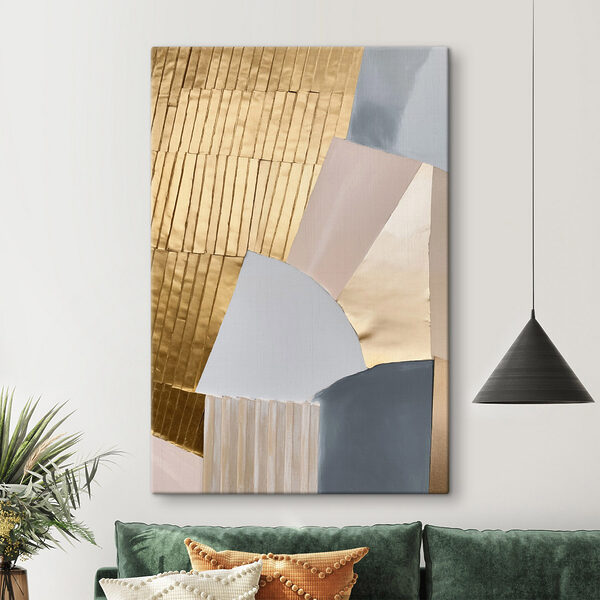 Artful arrangement of soft colors