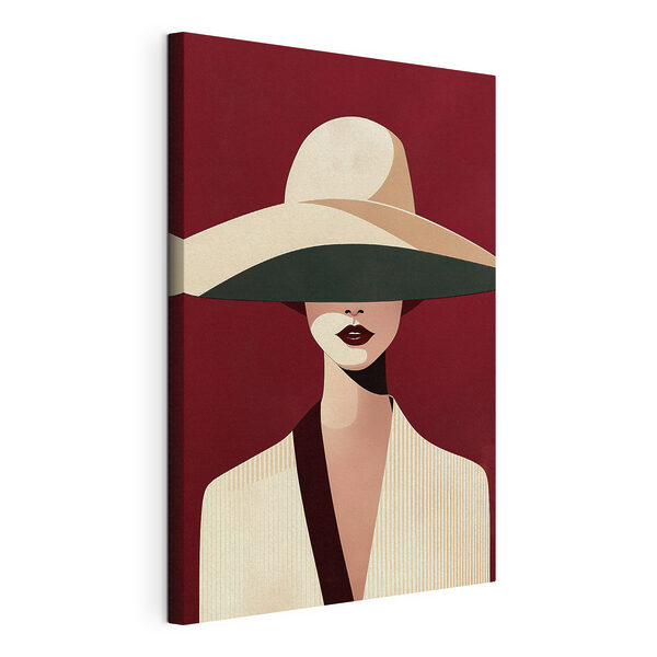 Quadri Donna con un cappello (COD: s50239) Quadri Quadri Donna con un cappello (COD: s50239)