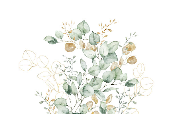 Watercolor painting of leaves Watercolor painting of leaves