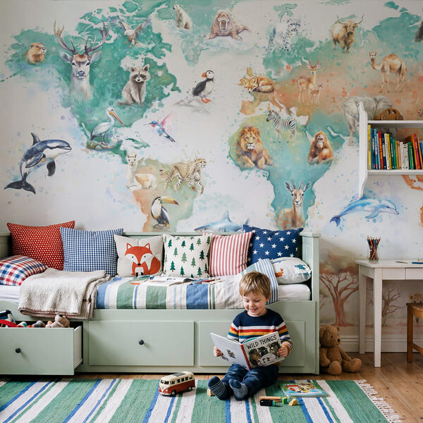 Mappa degli animali e degli uccelli Mappa degli animali e degli uccelli