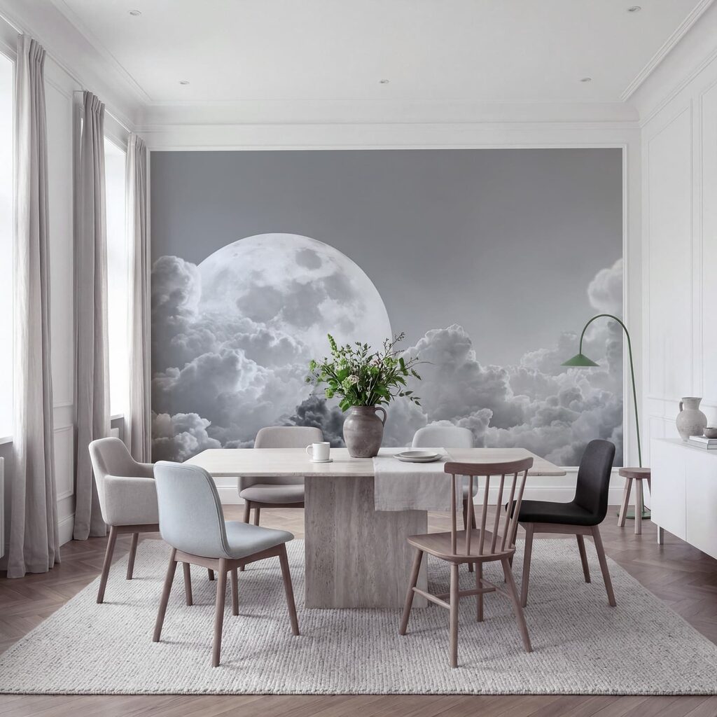 Luna piena nel cielo Luna piena nel cielo